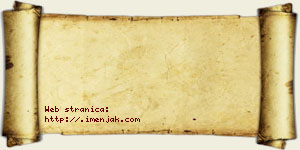 Mila Pjanić vizit kartica